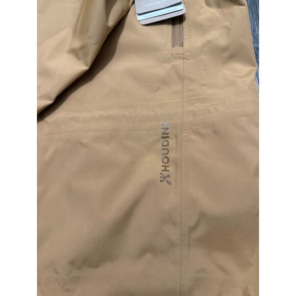 Houdini Men’s D Jacket Medium Sand Dune Waterproof Apex 3L Hardshell Ski Shell - Picture 4 of 11